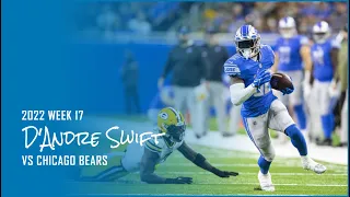 D'Andre Swift Every Run and Catch vs Chicago Bears | 2022 Week 17 | Fantasy Football Film