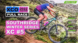 Trying a better line in Fontana | 2022 Southridge Winter Series XC #5