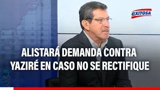 🔴🔵Caso Alberto Otárola: Chávez demandará a Yaziré Pinedo si no se rectifica de sus acusaciones