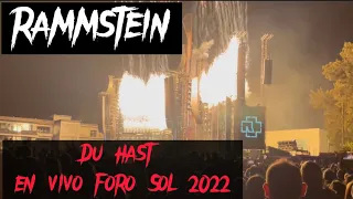 RAMMSTEIN / FORO SOL CDMX / DU HAST COMPLETA 1 DE OCTUBRE 2022