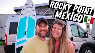 Crossing the Border into MEXICO, Puerto Peñasco AKA Rocky Point, Thor Rize 18T Promaster. Ep: 13