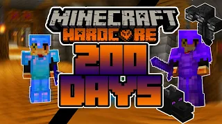 I Survived 200 Days In HARDCORE Minecraft & THIS HAPPENED...