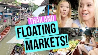 Exploring Thailand Floating Markets | Ashley Nichole