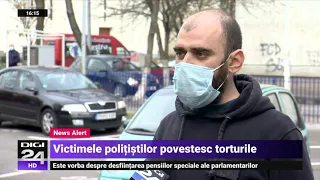 Victimele polițiștilor povestesc torturile: „M-au dus pe câmp. M-au bătut cu bastoanele” - Digi24