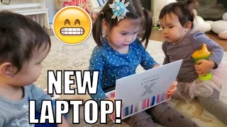 Their Very Own Laptop! - January 21, 2016 -  ItsJudysLife Vlogs