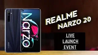 Realme Narzo 20, Narzo 20A, Narzo 20 Pro LIVE Launch Event