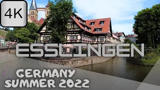 Esslingen / Germany | 4K 60FPS Virtual Walking Tour | Sightseeing Vlog with Music | Summer 2022