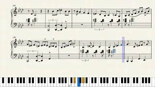 Caravan Piano Arrangement --  Solo Piano Music Sheet - A♭ major, F minor
