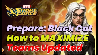 PREPARE NOW! BLACK CAT: BEST TEAMS TO MAXIMIZE POINTS! NOV 2023 REVIEW | MARVEL Strike Force