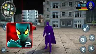 Power Spider Hero 2 - UnLock Skin Bat-Man - Superheroes Parody - Android Gameplay HD #5