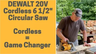 REVIEW: DEWALT 20V Cordless 6 1/2 Inch Circular Saw - Impressive!