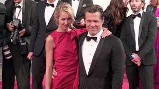 Actor Josh Brolin and his soon to be wife Katherine Boyd on the red carpet in Cannes