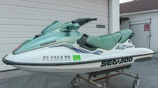 2000 Sea-Doo GTi jet ski walk-around tutorial video