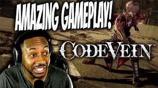 Code Vein Gameplay Reaction - Simply Amazing [Dark Souls Meets Anime?]