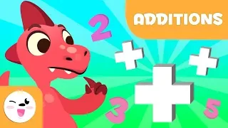 Addition for kids - Learning to add with Dinosaurs - Mathematics for kids