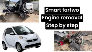 Smart fortwo  engine removal step by step
