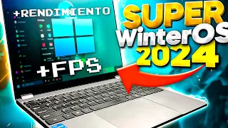 NUEVO WinterOS 2024 El MEJOR Windows OPTIMIZADO para PC