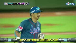 06/03 Lamigo vs 義大 賽後，Lamigo擊出平聯盟紀錄的單隊單場8支全壘打