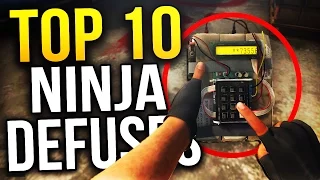 Top 10 BEST Ninja Defuses In CS:GO History