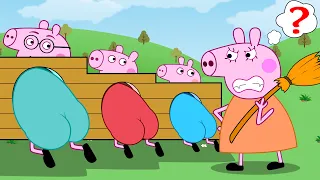 Daddy Pig and George or Peppa???? Who will be punished !? | Peppa Pig funny Animation