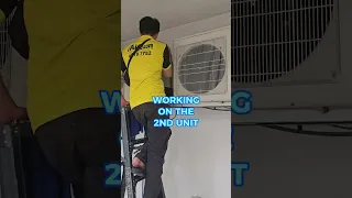 🎯 Professional 🎯 Evacuation on Mitsubishi Electric Starmex by iAircon.sg ❤️ Uncle Eric