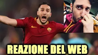 ROMA BARCELLONA 3-0 IN SEMIFINALE ! - Reazione dei Tifosi del Web (ho pianto)