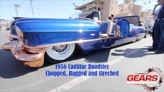 1956 Cadillac Bluestreak Chopped Bagged and Stretched /Gears Wheels and Motors