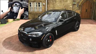 Forza Horizon 4 - BMW X6 M (Steering Wheel + Shifter) Gameplay