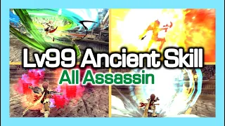 [All Assassin] Lv99 Ancient Skill Animation Showcase / Dragon Nest