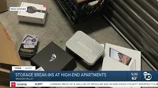 String of storage break-ins at Mission Valley luxury apartment complex