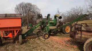 John Deere 70 diesel and no. 7 corn sheller