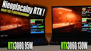 Kiedy RTX3080 przestaje się opłacać ?  RTX3080 95w vs RTX3060 130w