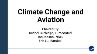 ANE Symposium: Climate Change and Aviation