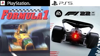 Formula 1 PlayStation Evolution (1996-2022)
