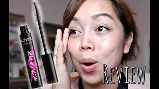 NYX WORTH THE HYPE MASCARA ON SHORT AND SPARSE LASHES! First Impression Review - itsjudytime