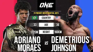 ADRIANO MORAES VS. DEMETRIOUS JOHNSON 2 - 🇧🇷 REAÇÃO LUTA COMPLETA  & 🇺🇸 FULL FIGHT REACTION #one