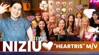 NiziU(니쥬) "HEARTRIS" M/V | Reaction リアクション【NiziUリアクション動画】