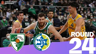 Nunnally career-night lifts Maccabi in Kaunas! | Round 24, Highlights | Turkish Airlines EuroLeague