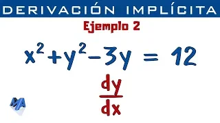 Derivación implícita | Ejemplo 2