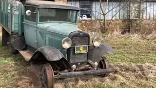 ПАРЕНЬ ОЖИВИЛ 100 летний грузовик Ford Model AA