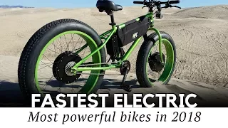 Top 10 Fastest Electric Bicycles with Motorbike Speeds (2018 Prices and Specifications)