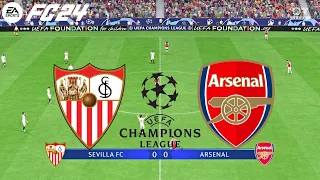 FC 24 | Sevilla vs Arsenal - Champions League UEFA - PS5 Gameplay