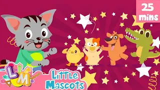 Dancing like an animal + Colors of the rainbow + more Little Mascots Nursery Rhymes & Kids Songs