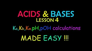 Grade 12 Acids and Bases Lesson 4