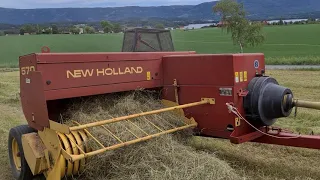 Fiat 580 and New Holland 570 baler