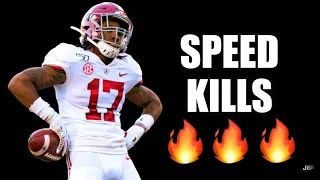 Fastest WR in the Draft 🔥🔥🔥 || Alabama WR Jaylen Waddle Highlights ᴴᴰ