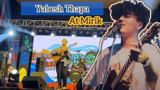 Yabesh Thapa live performing at Mirik | Darjeeling | Laakhau Hajarau - Yabesh Thapa |