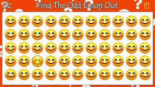 HOW GOOD ARE YOUR EYES #100 l Find The Odd Emoji Out l Emoji Quiz