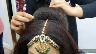 beautiful real bridal Juda hairstyle only for 10 minutes step by step for beginners