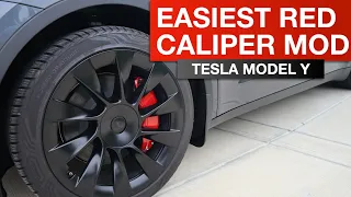 Tesla Model Y - Red Caliper Covers